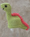 Innocent Smoothies Big Knit Hat Patterns - Dinosaur, Smoothiesaurus