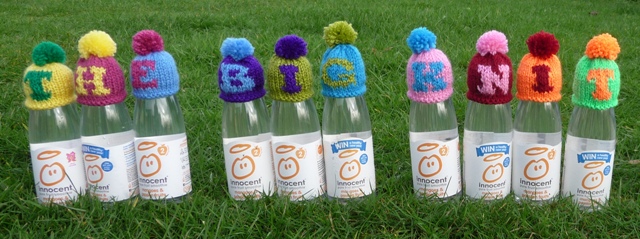 Alphabet knitted hats for the Innocent big knit