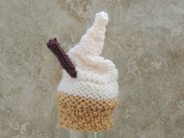 Ice cream Innocent Smoothie hat pattern link