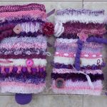 Twiddlemuff-knitted-different-purple-wools