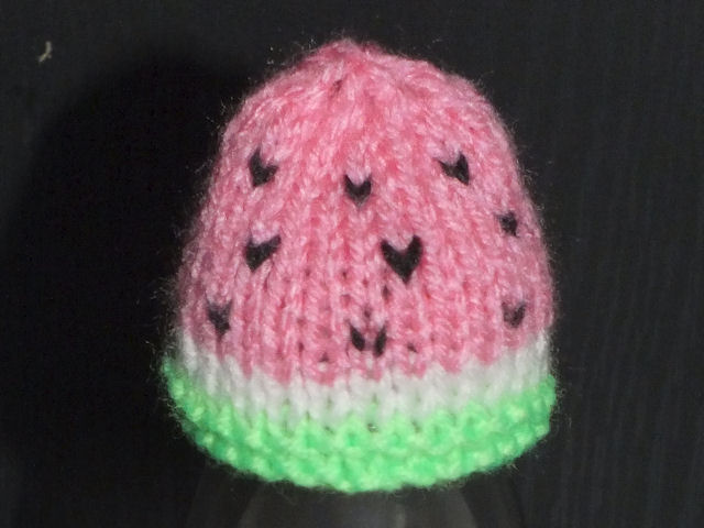 Watermelon Innocent Smoothie hat pattern link